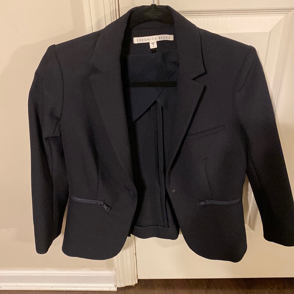 Veronica Beard Scuba Dickey Blazer